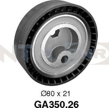 Натяжной ролик (натяжитель) приводного поликлинового ремня NTN / SNR. Артикул GA350.26