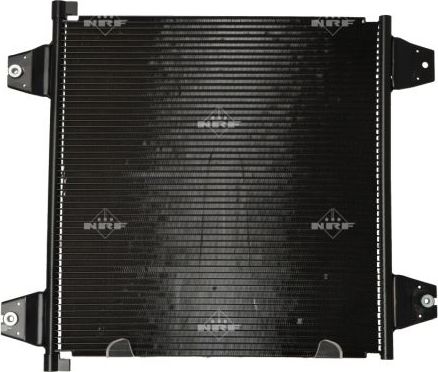Радиатор кондиционера (конденсатор) NRF (алюминий). Артикул 35757