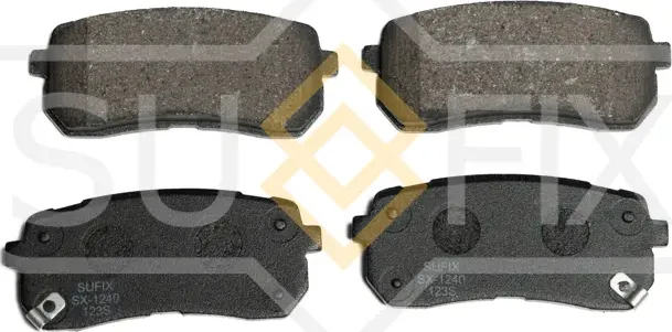 Колодки тормозные дисковые | зад прав/лев | (Sufix). Артикул SX-1240