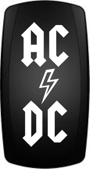 Переключатель РИФ включения/выключения AC/DC с белой подсветкой. Артикул RIF22-1-1111200