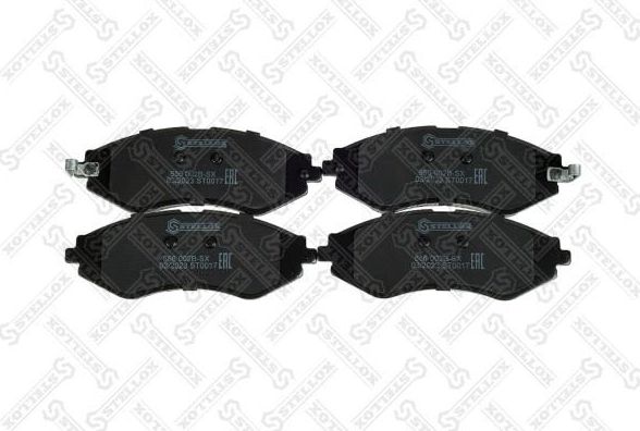 Тормозные колодки Stellox передние для Daewoo Nubira I 1997-2003. Артикул 656 002B-SX