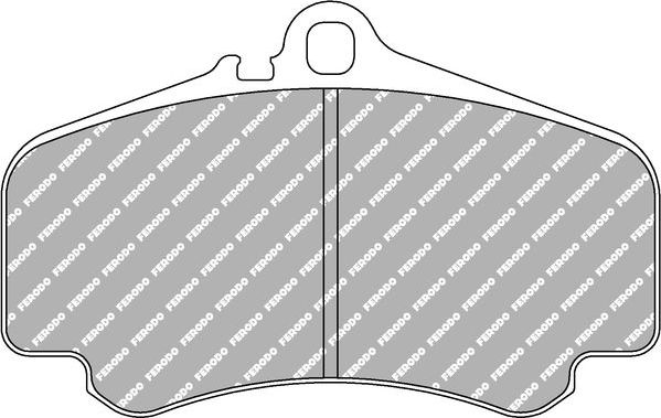 Тормозные колодки FERODO RACING DS2500 для Porsche 911 VI (997) 2004-2012. Артикул FRP3050H