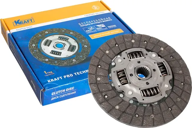 Диск сцепления Toyota Camry (86-01), Celica (81-93) (Kraft) Kraft. Артикул KT098617