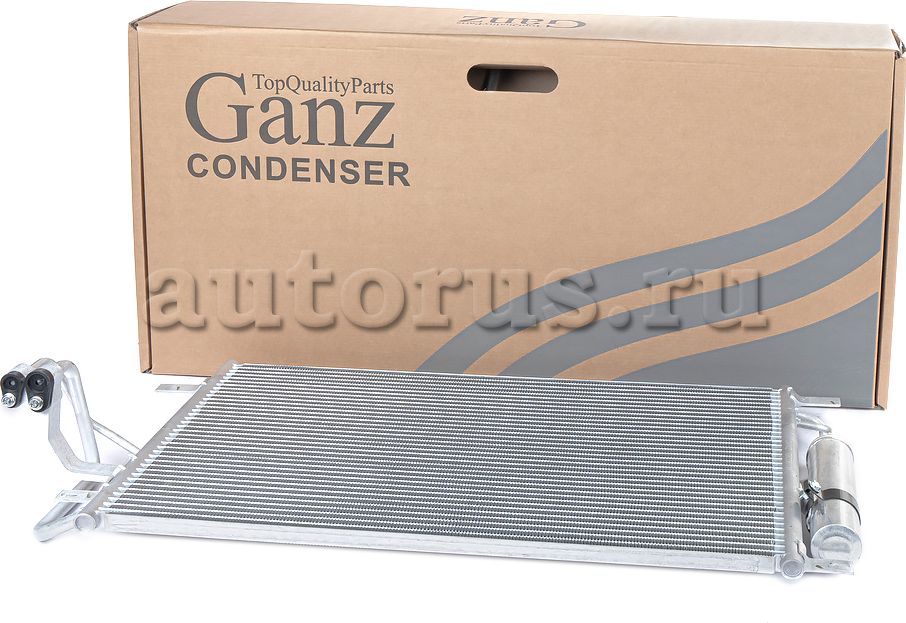 Радиатор кондиционера (с ресивером) (Ganz). Артикул GIC06138