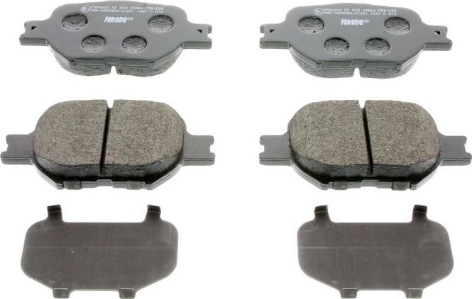 Тормозные колодки Ferodo Premier Eco Friction. Артикул FDB1528