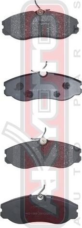 Тормозные колодки Akyoto Packing AKYOTO. Артикул AKD-1308