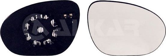 Зеркальное стекло бокового зеркала Alkar правое для Nissan Juke I 2010-2013. Артикул 6432595