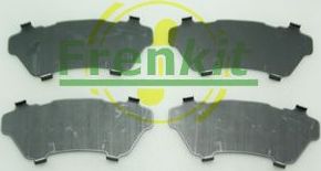 ПЛАСТИНЫ ПРОТИВОСКРИПНЫЕ ТОРМОЗНЫХ КОЛОДОК (4ШТ.) Frenkit. Артикул 940072