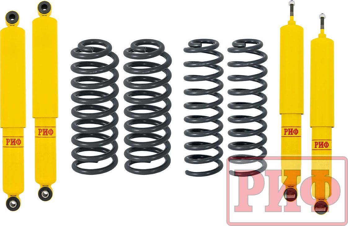 Лифт-комплект РИФ средний для Jeep Grand Cherokee 1992-1998, лифт 30 мм. Артикул RIF-ZJ-B