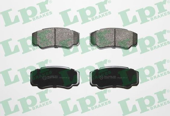 Тормозные колодки LPR задние для Fiat Ducato II 1994-2006. Артикул 05P885