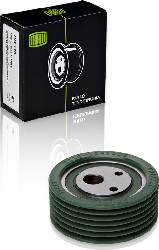 РОЛИК НАТЯЖНОЙ 2110-2112. 2170-2172 РЕМНЯ КОНДИЦИОНЕРА ИЛИ ГУРА CM 170 (Trialli). Артикул СМ170