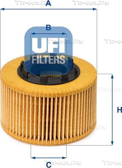 Масляный фильтр UFI для Ford Mondeo III 2000-2007. Артикул 25.015.00
