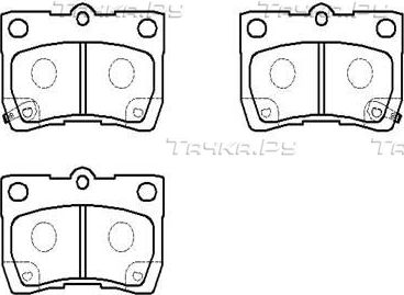 Тормозные колодки HSB. Артикул HP5174