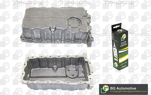 Масляный поддон картера двигателя BGA для Skoda Octavia A5 2004-2013. Артикул SP9608
