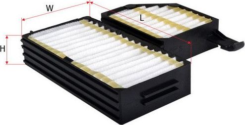 Салонный фильтр Sakura. Артикул CA-18240