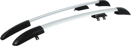 Рейлинги АПС (без паза) для Renault Logan I 2004-2015 Серые. Артикул 0245-БП-11