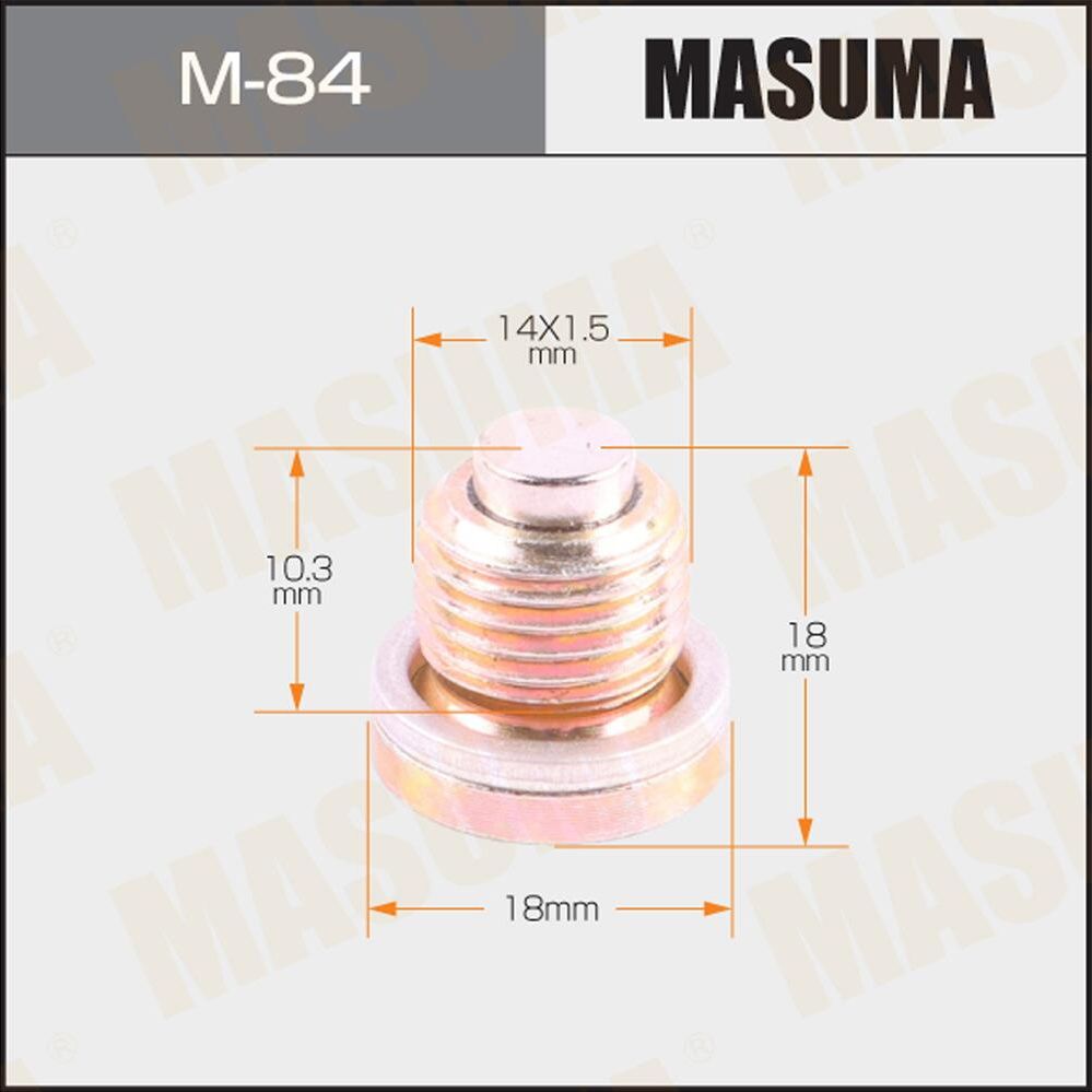 Сливная пробка масляного поддона двигателя Masuma. Артикул M-84