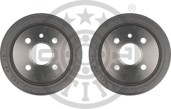 Тормозной барабан Optimal задний для Opel Kadett D 1979-1984. Артикул BT-0130
