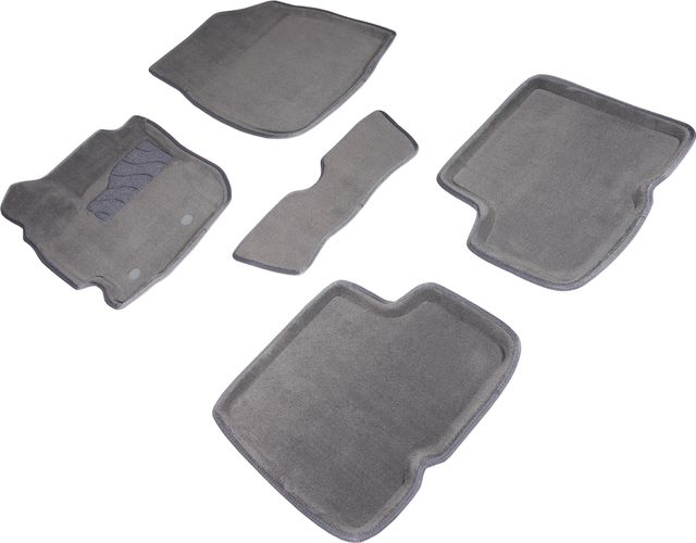 Коврики Seintex 3D ворсовые для салона Renault Duster I рестайлинг 2015-2020 СЕРЫЕ. Артикул 97682