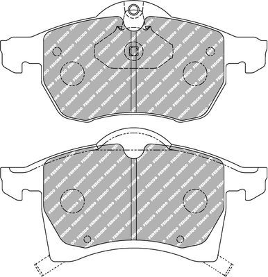 Тормозные колодки FERODO RACING DS2500 для Opel Combo C 2001-2012. Артикул FCP1295H