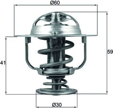 Термостат Mahle Behr для Hyundai Genesis I 2008-2014. Артикул TX 177 82D
