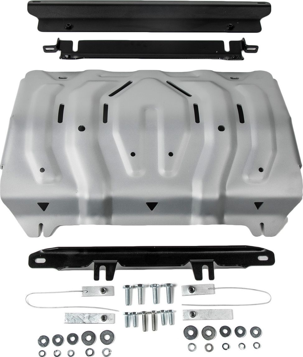 Защита алюминиевая Rival для радиатора Fiat Fullback 2016-2026. Артикул 333.4046.2