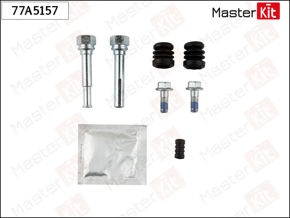 Комплект направляющих тормозного суппорта Chevrolet AVEO (T300) 2011 (Master KIT). Артикул 77A5157