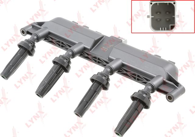 Катушка зажигания LYNXauto для Citroen C2 2003-2012. Артикул SPL1008