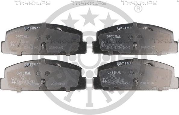 Тормозные колодки Optimal задние для Mazda Premacy I (CP) 1999-2005. Артикул BP-09560
