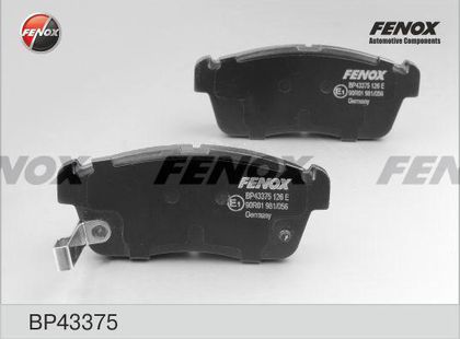 Тормозные колодки Fenox передние для Suzuki Ignis I (HT) 2000-2005. Артикул BP43375