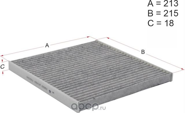 Фильтр салона TOYOTA IPSUM 01-09/HARRIER/LEXUS RX 03-08/LAND CRUISER PRADO 120 0 (Hosu). Артикул HSCF0062