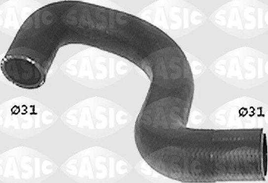 Патрубок радиатора (системы охлаждения) Sasic левый нижний для SEAT Toledo I 1991-1999. Артикул SWH6845