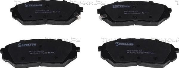 Тормозные колодки Stellox. Артикул 000 723B-SX