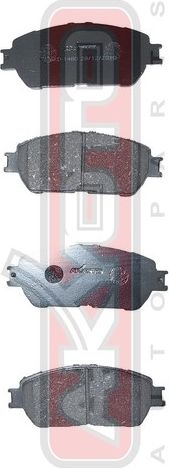 Тормозные колодки Akyoto Packing AKYOTO. Артикул AKD-1480