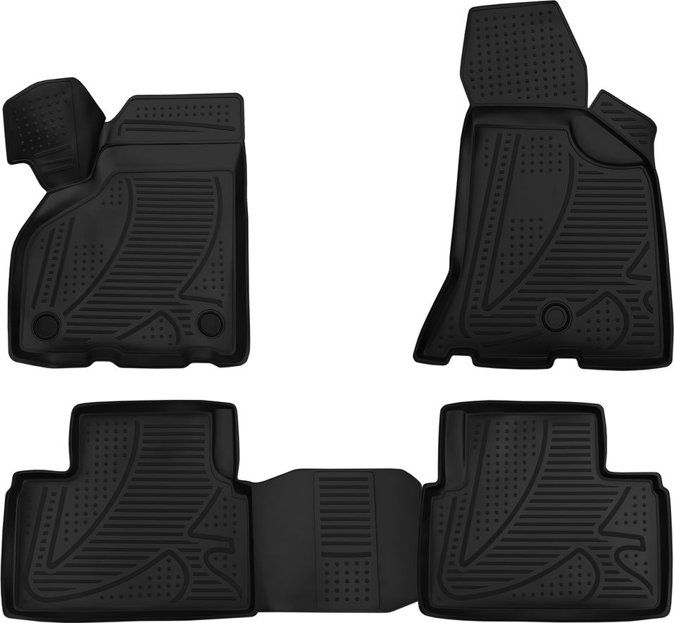 Коврики 3D Format c повышенной износостойкостью для салона Lada Priora 2010-2026. Артикул FORMAT.F120250E1