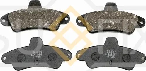 Колодки тормозные задние (Sufix). Артикул SX1661