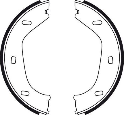Тормозные колодки (стояночная тормозная система) TRW задние для BMW 5 I (E12) 1973-1981. Артикул GS8219
