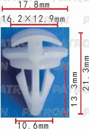 Клипса крепежная (Patron). Артикул P37-0291