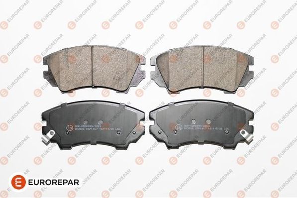 Тормозные колодки Eurorepar. Артикул 1617287680