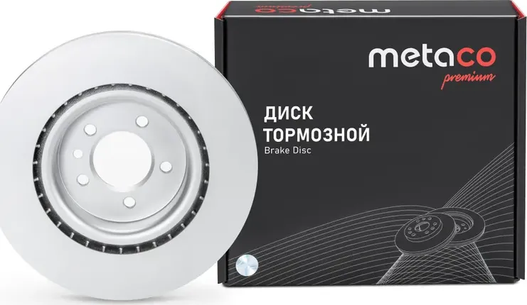 Диск тормозной передний вентилируемый (Metaco). Артикул 3050555