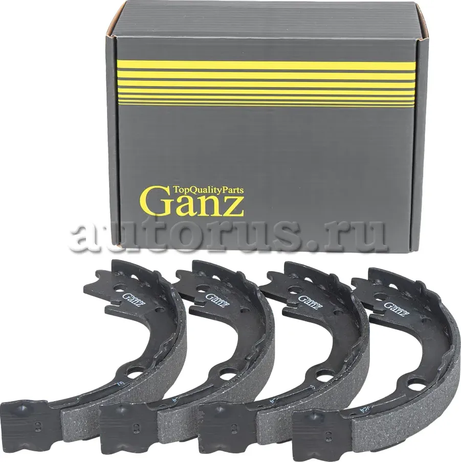 Колодки стояночного тормоза TOYOTA  Avensis(T25) 03> / Corolla(E100/E110/E120) G (Ganz). Артикул GIJ20087