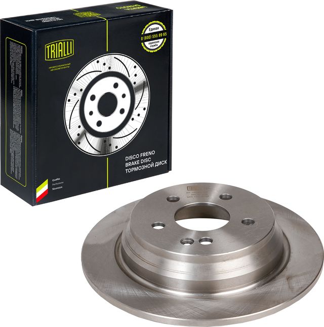 Тормозной диск Trialli задний для Mercedes-Benz Viano I (W639) 2003-2014. Артикул DF 155107