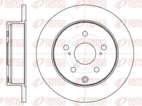 Тормозной диск Remsa. Артикул 61188.00