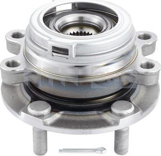 Ступица колеса с интегрированным подшипником NTN / SNR передняя правая/левая для Nissan Teana J32 2008-2010. Артикул R168.93