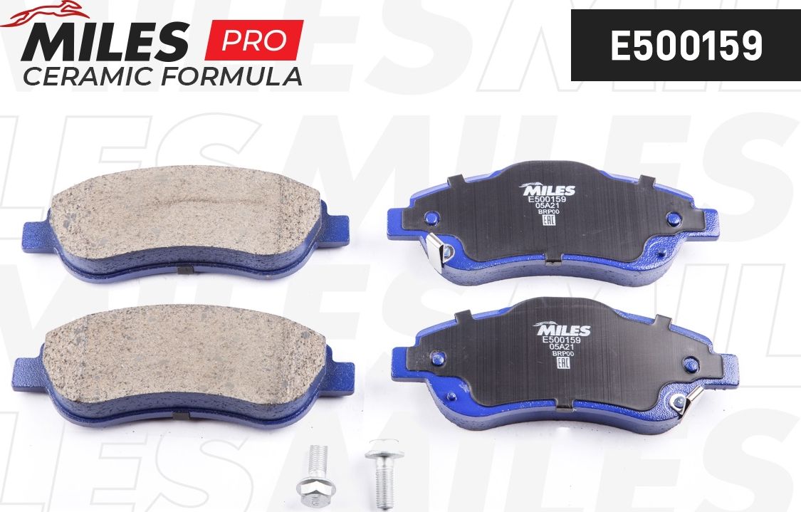 Тормозные колодки Miles (Керамика). Артикул E500159