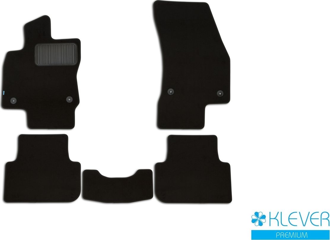 Коврики Klever Premium для салона Volkswagen Tiguan II 2016-2026. Артикул KLEVER03514722110kh