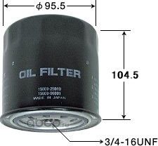 C-103 ФИЛЬТР МАСЛЯНЫЙ1C,2C,1RZ#,2RZE,5R,13T#,1NT (VIC). Артикул C103