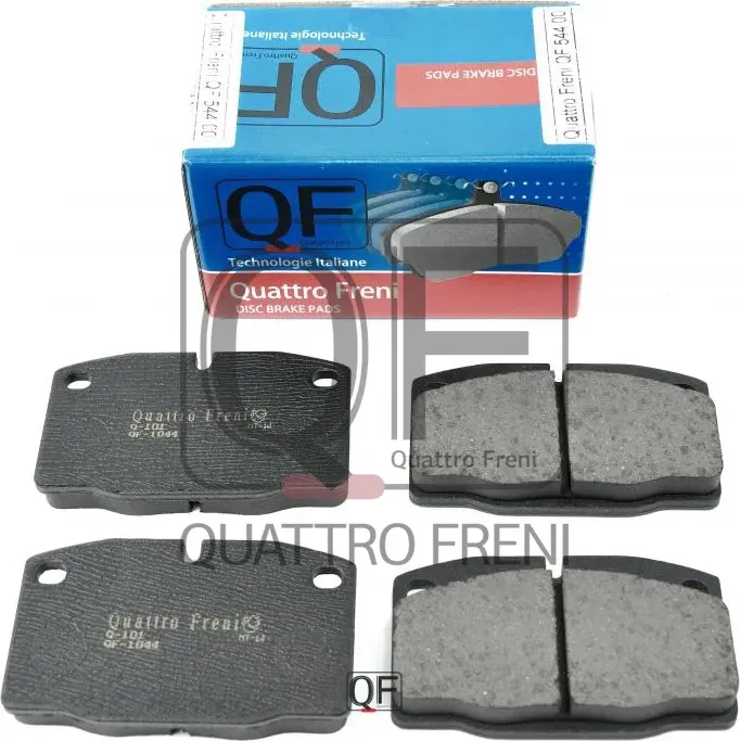 Колодки тормозные GM NEXIA/ASCONA/CORSA/KADETT 95- перед. (Quattro Freni). Артикул QF54400