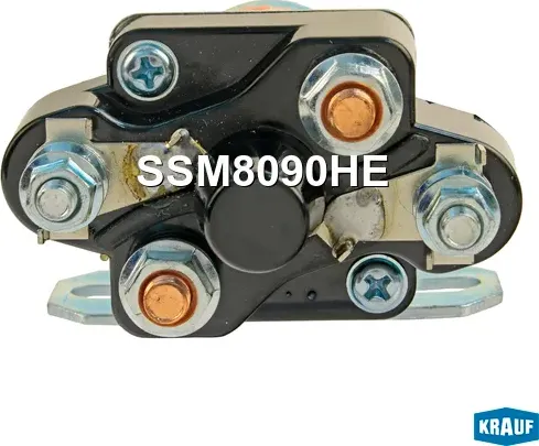 Втягивающее реле стартера маленькое Krauf. Артикул SSM8090HE