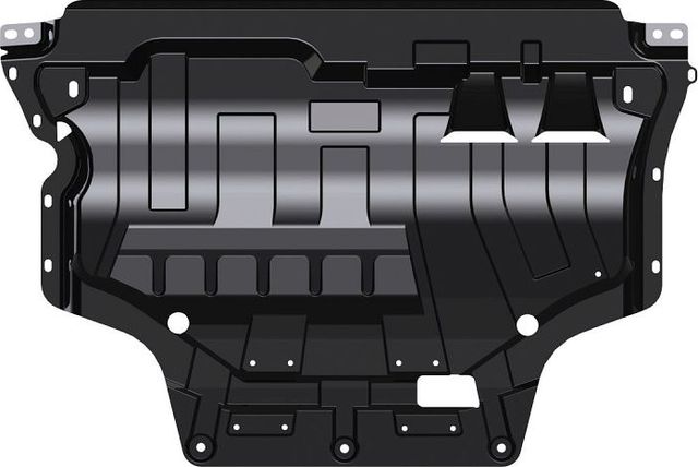 Защита Шериф (1,8 мм) для картера и КПП Volkswagen Touran 2016-2026. Артикул 26.3707